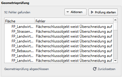 Geometrieprüfung