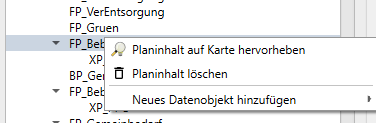 Planinhalt-Aktionen