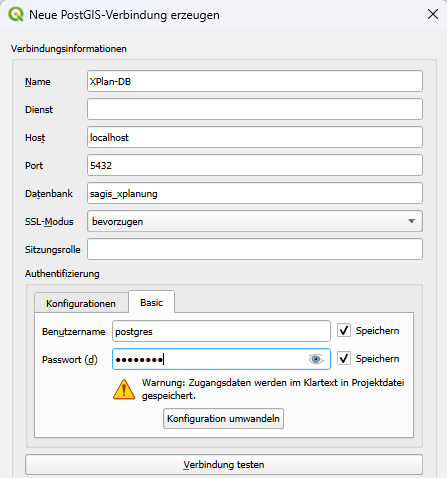 Manuelles Setup Datenbank